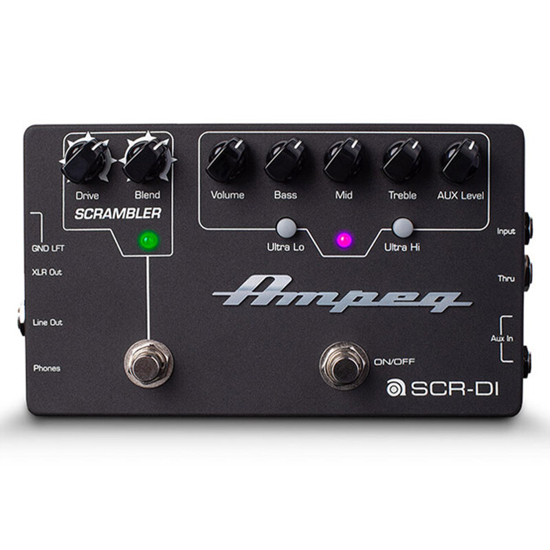 AMPEG Ampeg SCR-DI Bass DI with Scrambler Overdrive Pedal