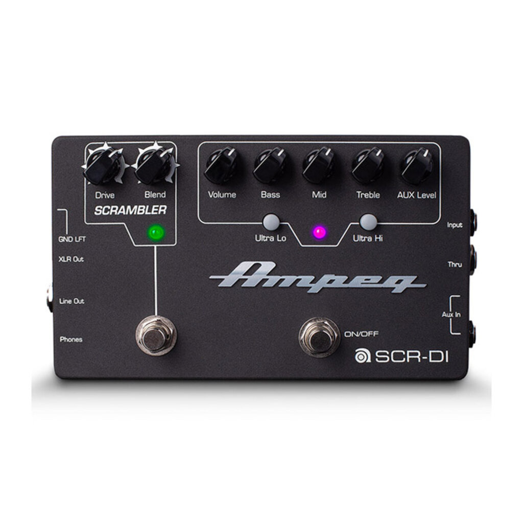 AMPEG Ampeg SCR-DI Bass DI with Scrambler Overdrive Pedal
