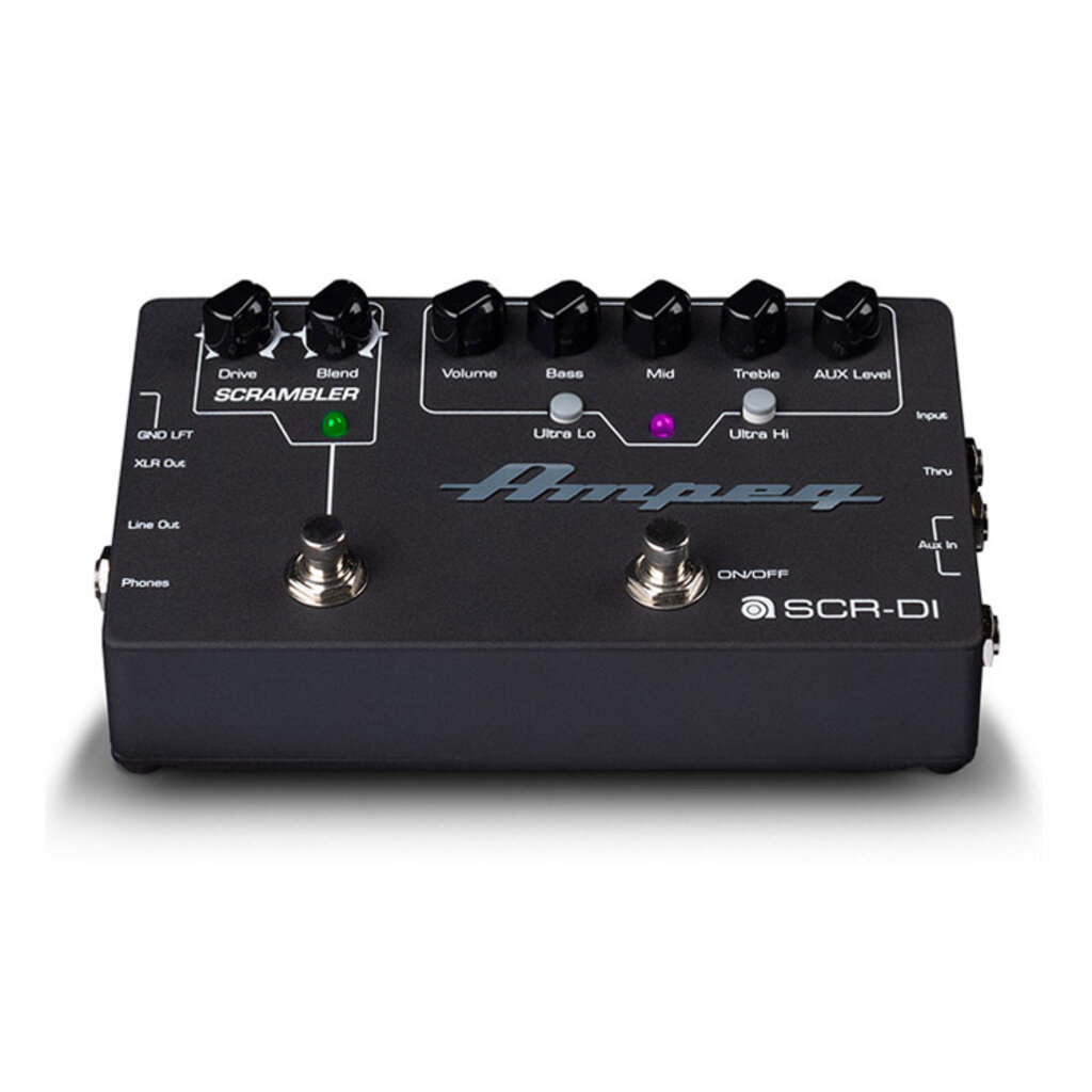 AMPEG Ampeg SCR-DI Bass DI with Scrambler Overdrive Pedal
