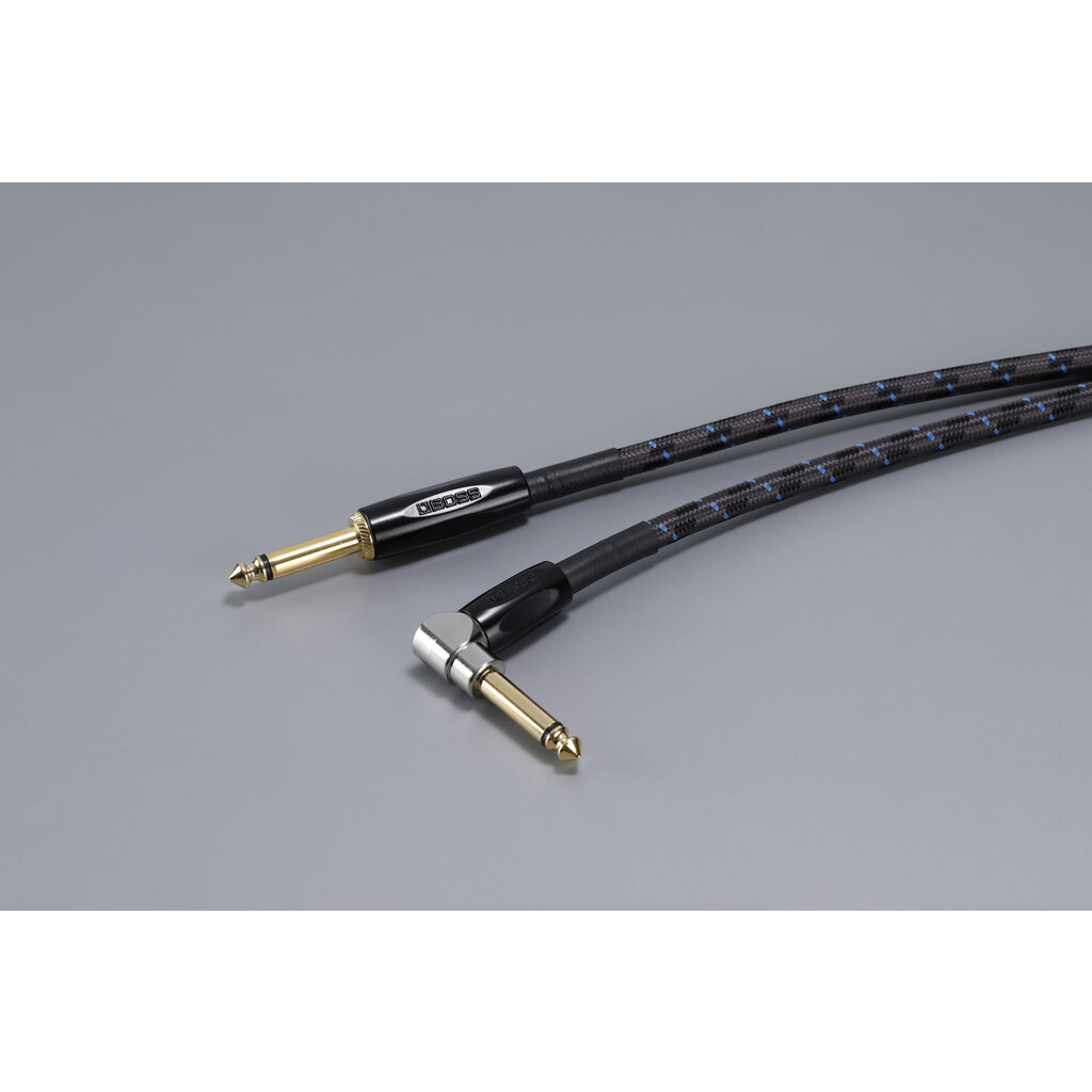 Boss Boss BIC-10A Instrument Cable with Angled & Straight Connectors, 10'