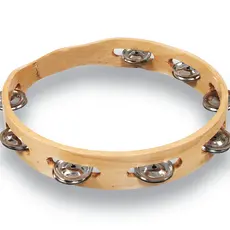 CP CP Single Row Tambourine Steel, 10"