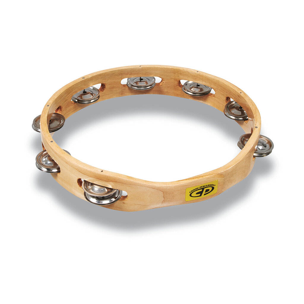 CP CP Single Row Tambourine Steel, 10"