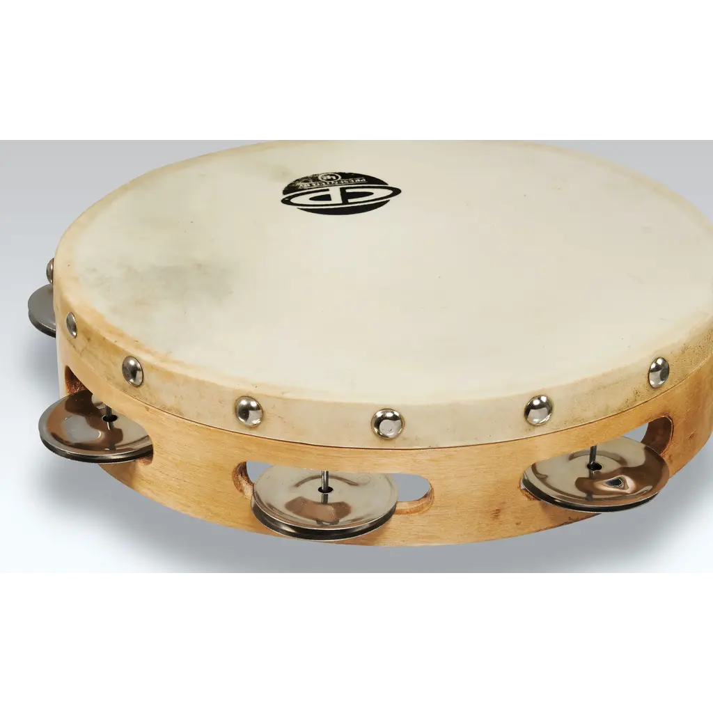 CP CP Single Row Head Tambourine Steel, 8"