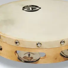 CP CP Single Row Head Tambourine Steel, 8"