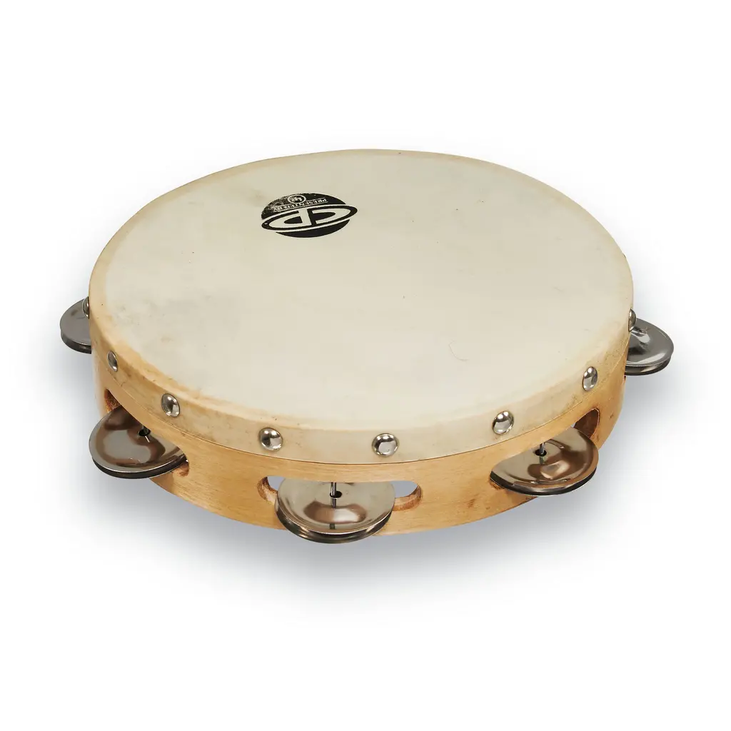CP CP Single Row Head Tambourine Steel, 8"