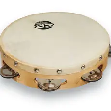 CP CP Single Row Head Tambourine Steel, 8"