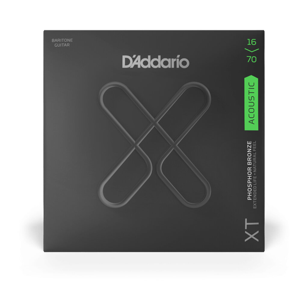 D'Addario D'Addario XT Phosphor Bronze 16-70 Medium Coated Baritone Acoustic Guitar Strings