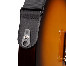 D'Addario D'Addario Pad Lock Nylon Guitar Strap, Black
