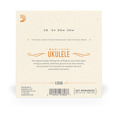 D'Addario D'Addario Pro-Arté Rectified Black Nylon Baritone Ukulele Strings