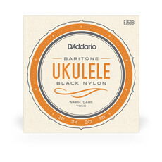 D'Addario D'Addario Pro-Arté Rectified Black Nylon Baritone Ukulele Strings