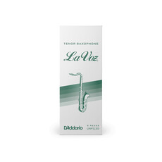 D'Addario La Voz Tenor Saxophone Reeds, Medium Strength (5 pack)