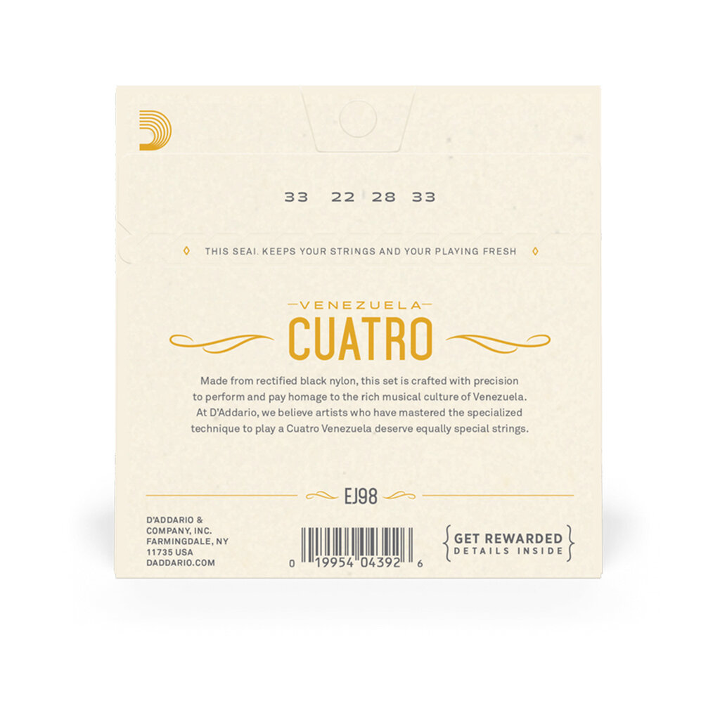 D'Addario D'Addario Venezuelan Cuatro Strings