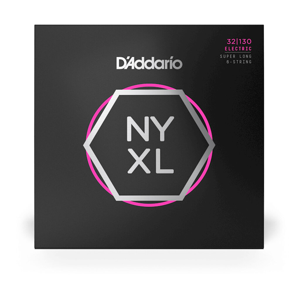 D'Addario D'Addario NYXL 32-130 Regular Light 6-String, Super Long Scale Bass Strings