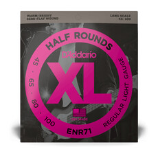 D'Addario D'Addario XL Half Rounds 45-100 Regular Light Long Scale Bass Strings