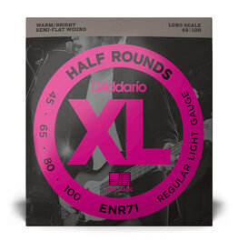 D'Addario D'Addario XL Half Rounds 45-100 Regular Light Long Scale Bass Strings