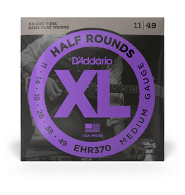 D'Addario D'Addario XL Half Rounds 11-49 Medium Electric Guitar Strings