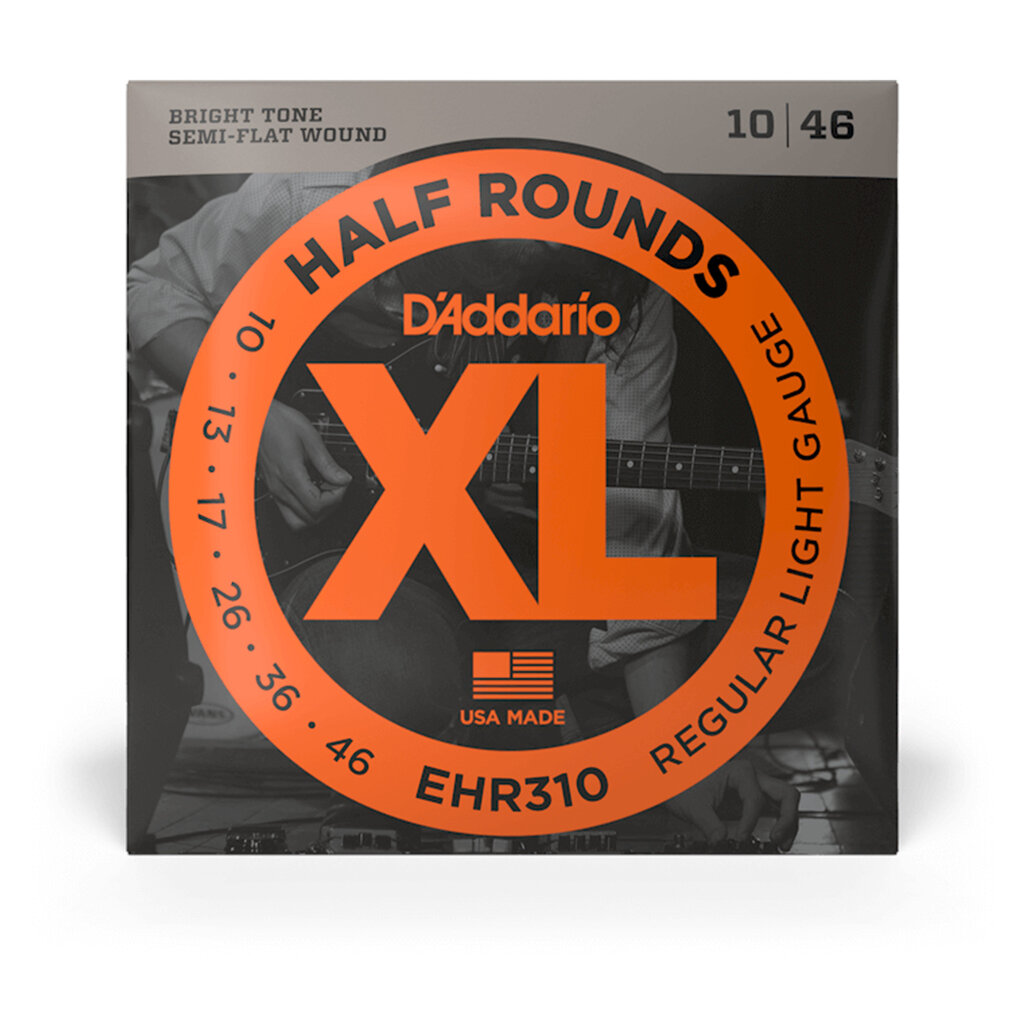 D'Addario D'Addario XL Half Rounds 10-46 Regular Light Electric Guitar Strings