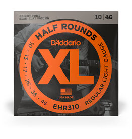D'Addario D'Addario XL Half Rounds 10-46 Regular Light Electric Guitar Strings