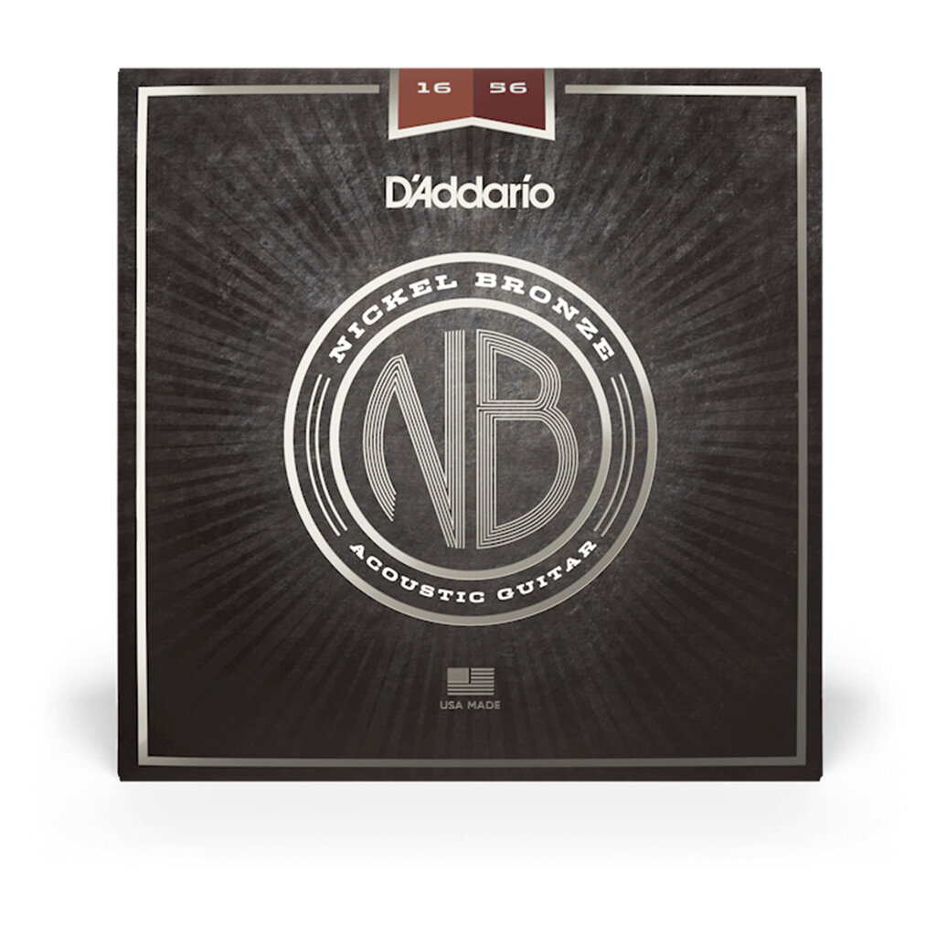 D'Addario D'Addario Nickel Bronze 16-56 Medium Resophonic Acoustic Guitar Strings 16-56