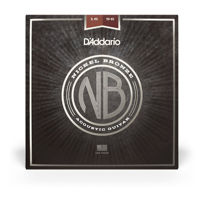 D'Addario D'Addario Nickel Bronze 16-56 Medium Resophonic Acoustic Guitar Strings 16-56