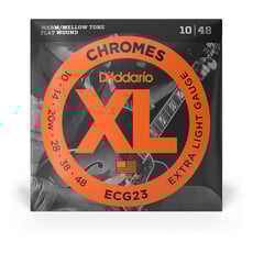 D'Addario D'Addario XL Chromes 10-48 Extra Light Flat Wound Electric Guitar Strings