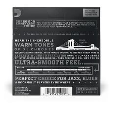 D'Addario D'Addario XL Chromes 10-48 Extra Light Flat Wound Electric Guitar Strings