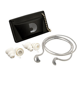 D'Addario D'Addario Pacato Full Frequency Earplugs, Reusable