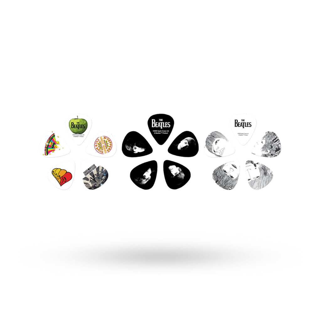D'Addario D'Addario The Beatles Guitar Pick Tin, Stripes