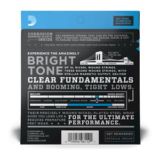 D'Addario D'Addario XL Nickel 45-135 Regular Light Top/Medium Bottom Long Scale 5-String Bass Strings