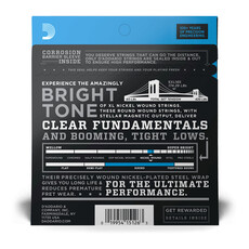 D'Addario D'Addario XL Nickel 45-105 Regular Light Top/Medium Bottom Long Scale Bass Strings