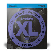 D'Addario D'Addario XL Nickel 20-52 Piccolo Long Scale Bass Strings
