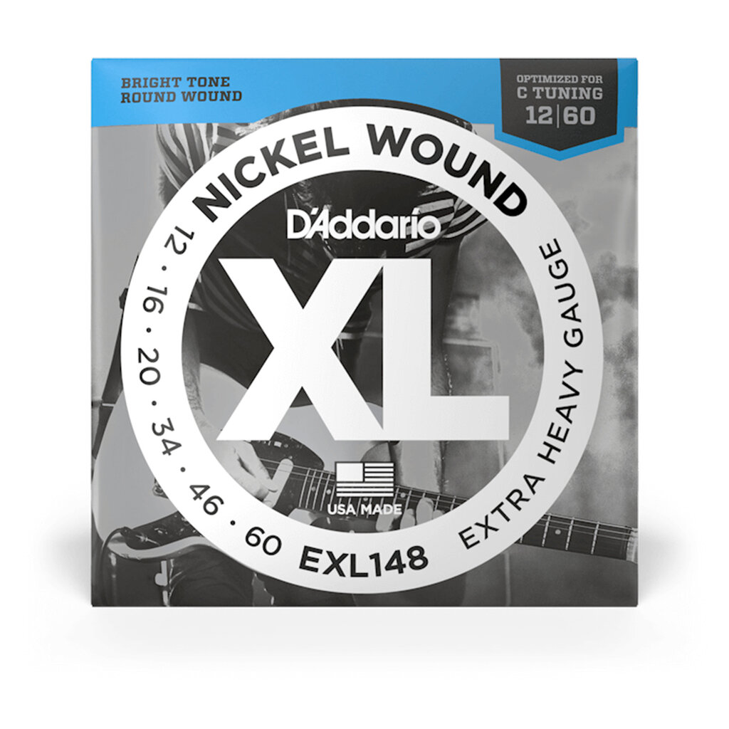 D'Addario D'Addario XL Nickel 12-60 Extra Heavy Electric Guitar Strings