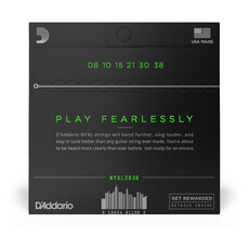 D'Addario D'Addario NYXL 08-38 Extra Super Light Electric Guitar Strings