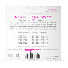 D'Addario D'Addario XS Nickel 09-42 Super Light Coated Electric Guitar Strings