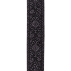 D'Addario D'Addario Pad Lock Woven Guitar Strap, Monterey Black Tubular
