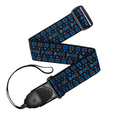 D'Addario D'Addario Acoustic Quick Release Guitar Strap, Hootenanny Blue