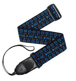 D'Addario D'Addario Acoustic Quick Release Guitar Strap, Hootenanny Blue