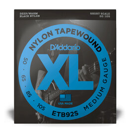 D'Addario D'Addario XL Nylon 50-105 Medium, Short Scale Tapewound Bass Strings