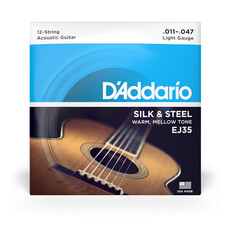 D'Addario D'Addario Silk & Steel 11-47 Light 12-String Acoustic Guitar Strings