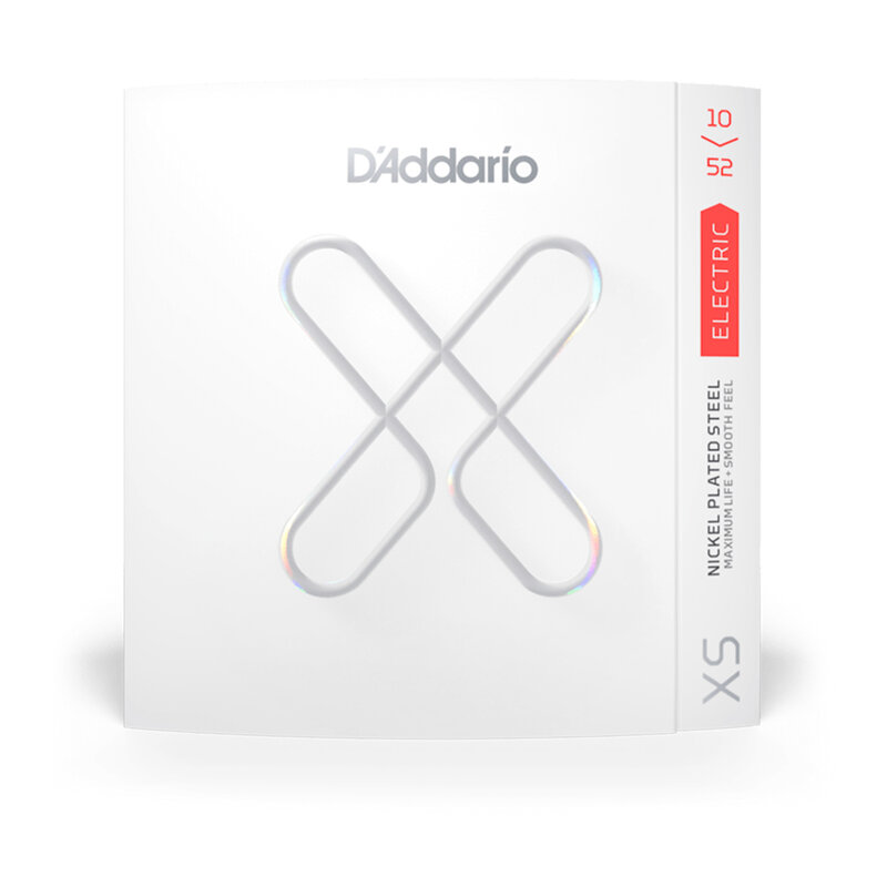 D'Addario D'Addario XS Nickel 10-52 Light Top/Heavy Bottom Coated Electric Guitar Strings