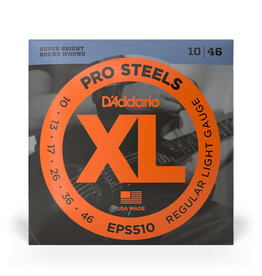 D'Addario D'Addario XL ProSteels 10-46 Regular Light Electric Guitar Strings