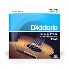 D'Addario D'Addario Silk & Steel 11-47 Light Acoustic Guitar Strings