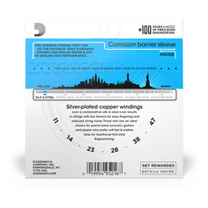 D'Addario D'Addario Silk & Steel 11-47 Light Acoustic Guitar Strings