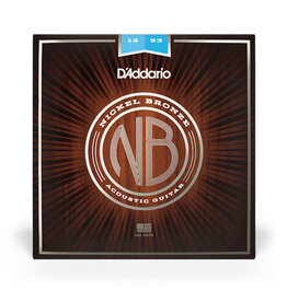 D'Addario D'Addario 12-53 Light Nickel Bronze Acoustic Guitar Strings