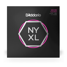 D'Addario D'Addario NYXL 45-130 Regular Light 5-String, Super Long Scale Bass Strings