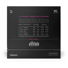 D'Addario D'Addario NYXL 45-130 Regular Light 5-String, Super Long Scale Bass Strings