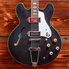 Epiphone Epiphone Casino Semi-Hollow Body Electric Guitar, Worn Ebony (In-Store Pickup Only)