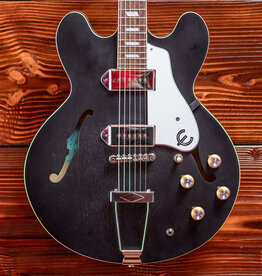 Epiphone Epiphone Casino Semi-Hollow Body Electric Guitar, Worn Ebony (In-Store Pickup Only)