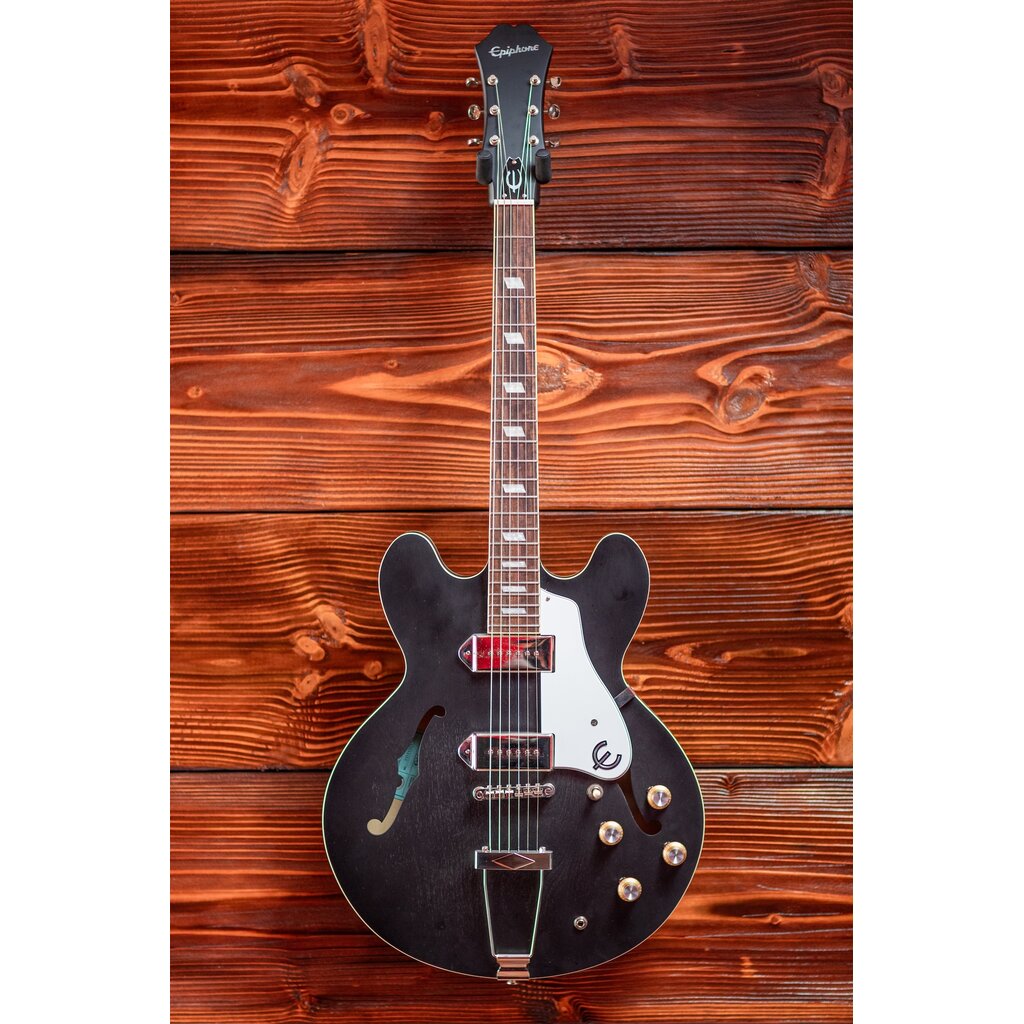 Epiphone Epiphone Casino Semi-Hollow Body Electric Guitar, Worn Ebony (In-Store Pickup Only)