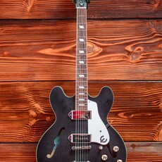 Epiphone Epiphone Casino Semi-Hollow Body Electric Guitar, Worn Ebony (In-Store Pickup Only)